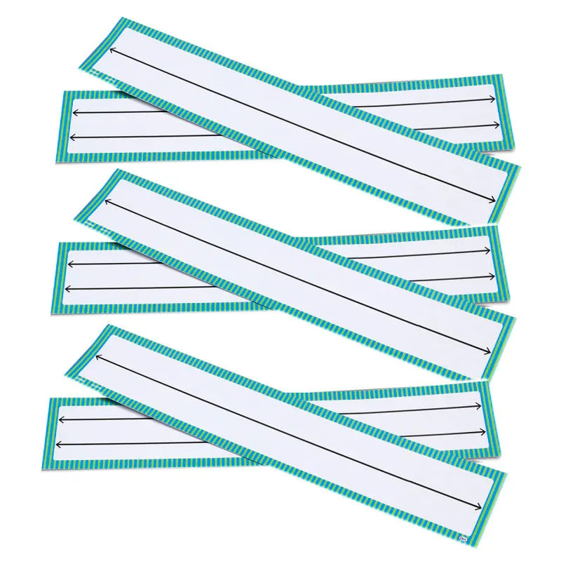Blank Student Number Lines, 10 Per Pack, 3 Packs