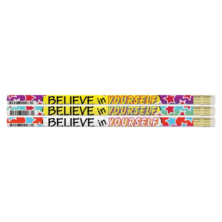 Believe In Yourself Motivational Pencil, Pack of 144