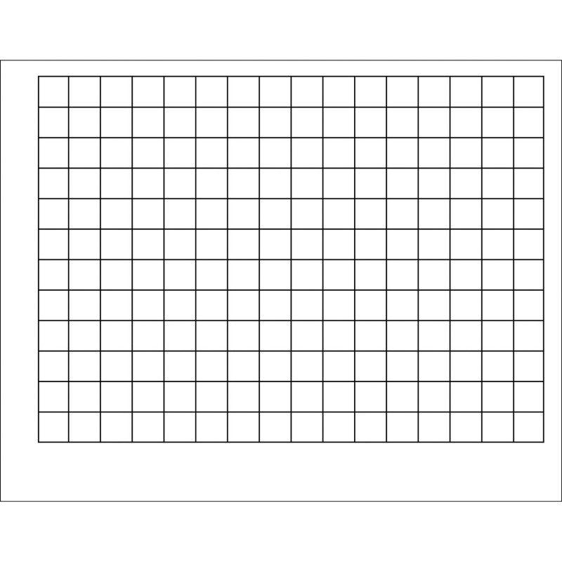 Graphing Grid (1 1/2" Squares) Wipe-OffÂ® Chart, 22" x 28"