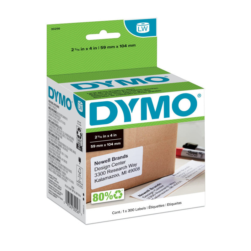 LabelWriter Shipping Labels, 2-5/16 x 4 Inches, White, 300 Labels on 1 Roll