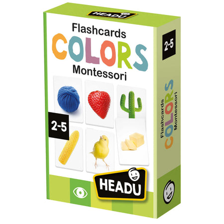 Colors Flash Cards Montessori, Ages 2-5
