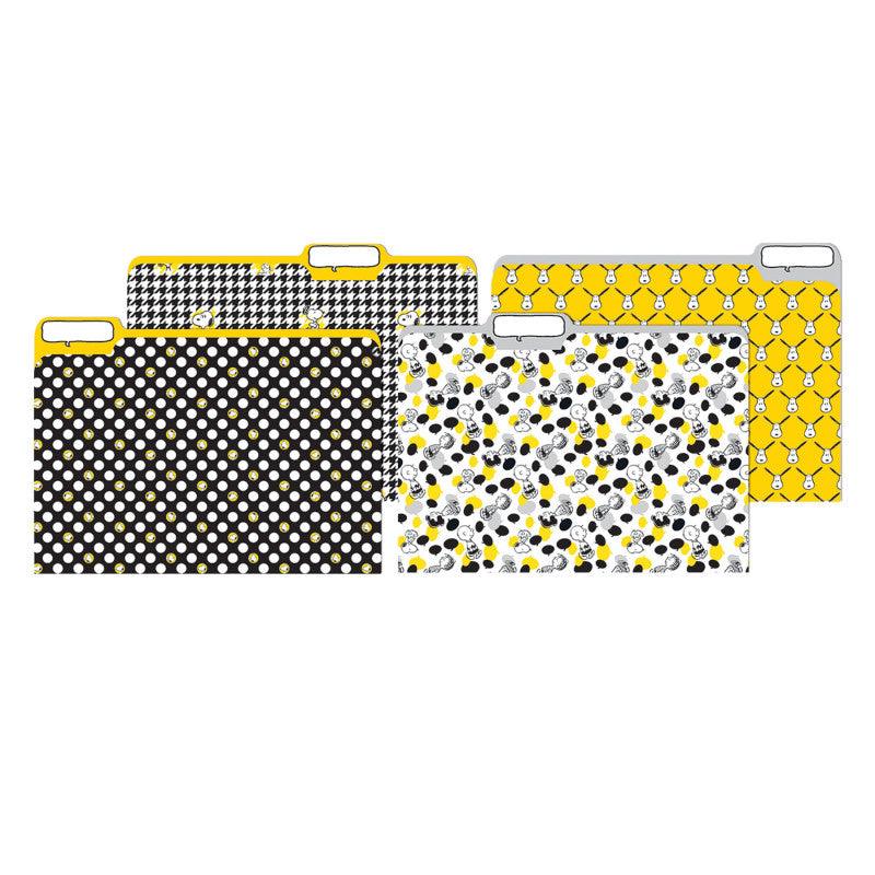 PeanutsÂ® Touch of Class File Folders, Pack of 4