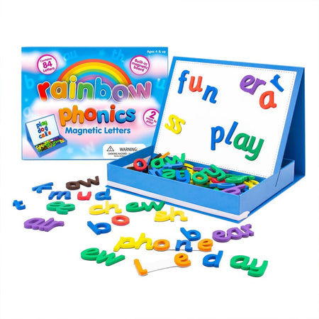 Rainbow Phonics Magnetic Letters, 85 Pieces