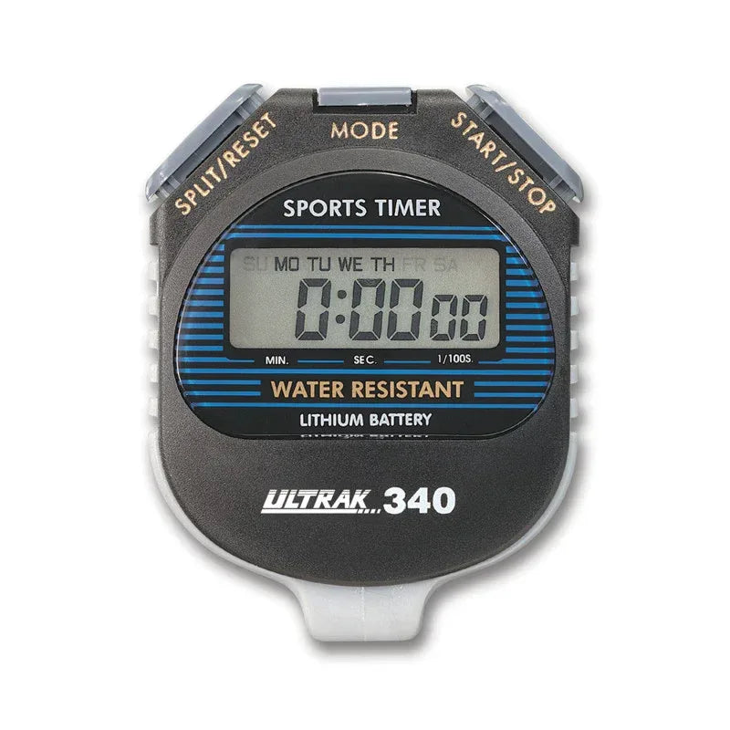 340 Water Resistant Sports Timer, Black