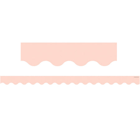 Blush Scalloped Border Trim, 35 Feet