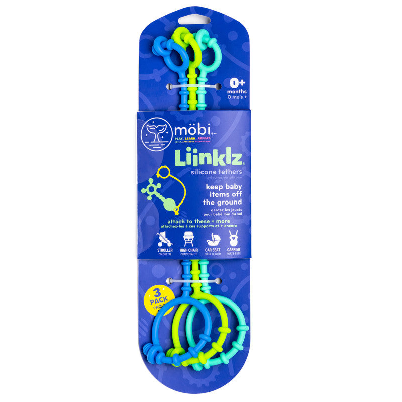 LIINKLZ&reg; Teether, Cool, 3-Pack