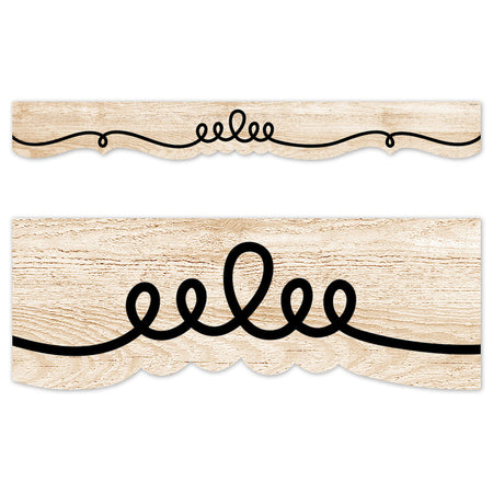 Core Decor Loop-de-Doodle on Wood EZ Border, 48 Feet