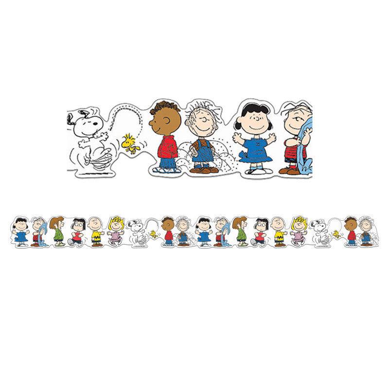 PeanutsÂ® Character Lineup Extra Wide Die-Cut Deco TrimÂ®, 37 Feet