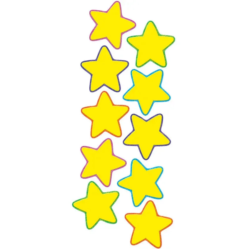 Yellow Stars Accents, Pack of 30