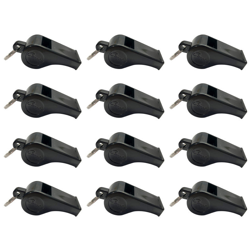 Whistles, Plastic, Pack of 12