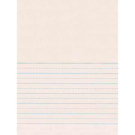 Newsprint Handwriting Paper, Picture Story, 7/8" x 7/16" Ruled Short, 9" x 12", 500 Sheets