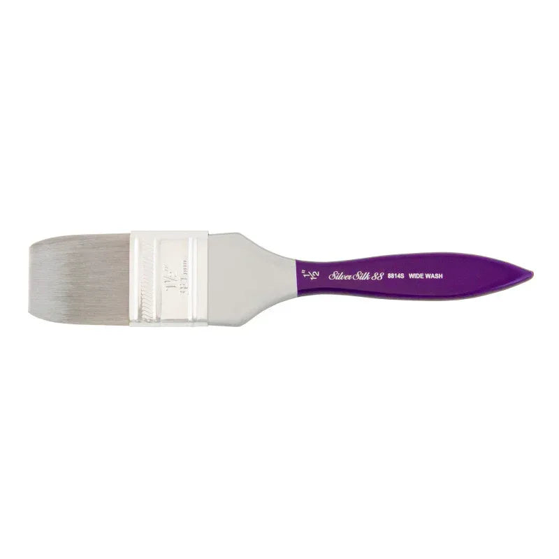Silver Silk 88&reg; Silver Synthetic Brush, Size 1-1/2