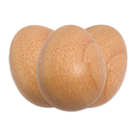 Wooden Egg Shaker, Large, Set of 3