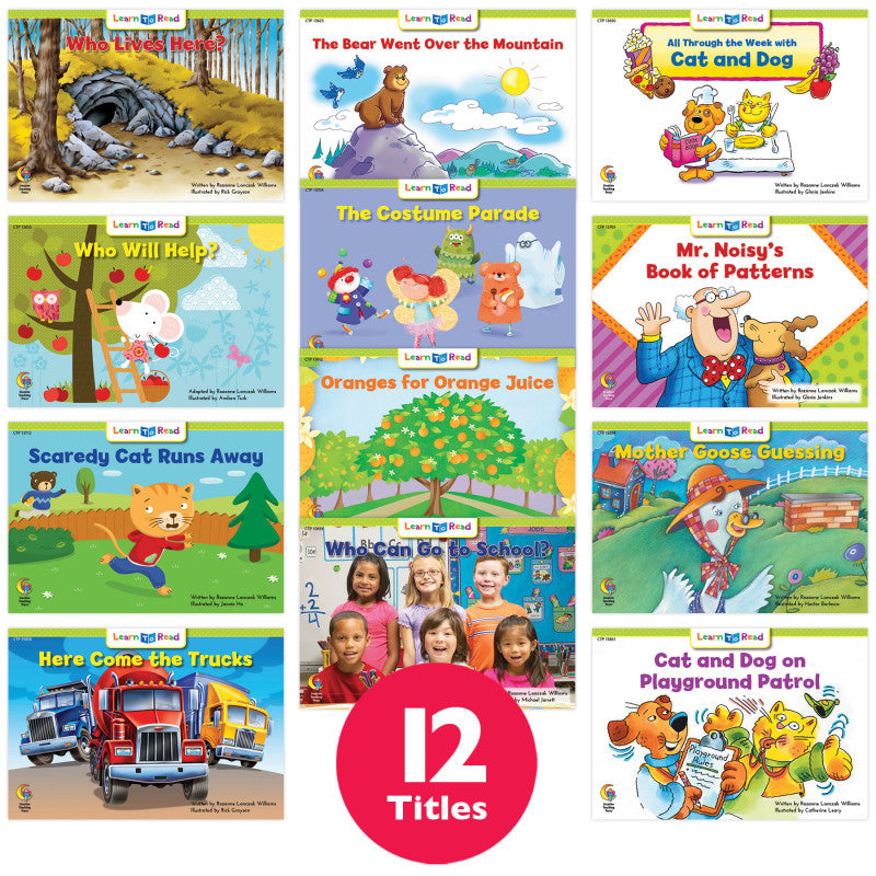 Learn to Read Variety Pack 7, Level D, 12 Titles