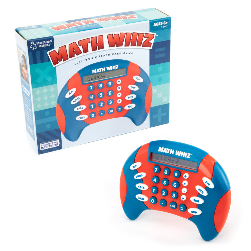 Math Whiz&trade; Handheld Electronic Math Game