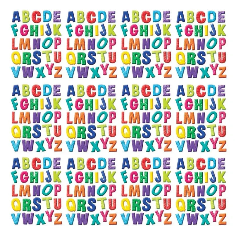 Color My World Alphabet Window Clings, 12 Sheets