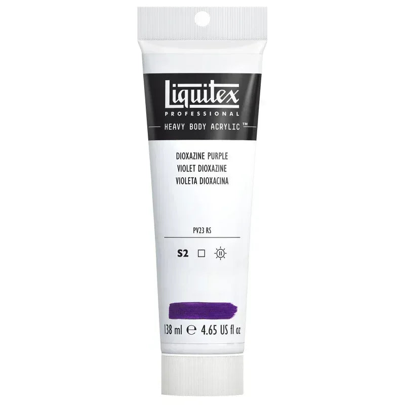 Professional Heavy Body Acrylic Paint, 138 mL Tube, Dioxazine Purple