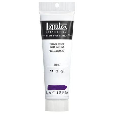Professional Heavy Body Acrylic Paint, 138 mL Tube, Dioxazine Purple