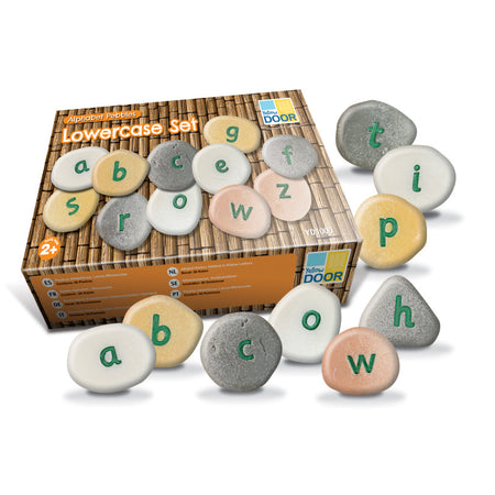 Lowercase Alphabet Pebbles, Set of 26