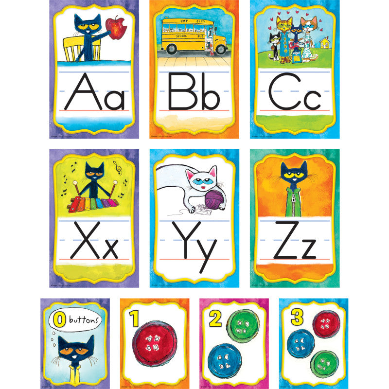 Pete the Cat&reg; Alphabet Bulletin Board Set