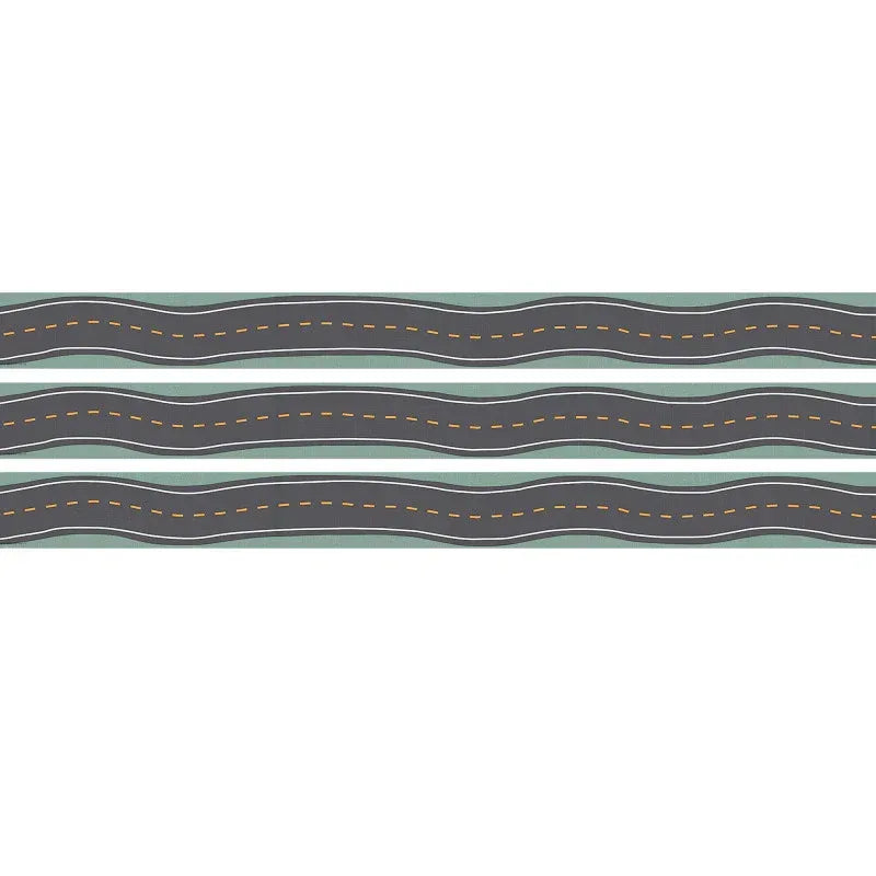 Road Trip Straight Border Trim, 35 Feet Per Pack, 3 Packs