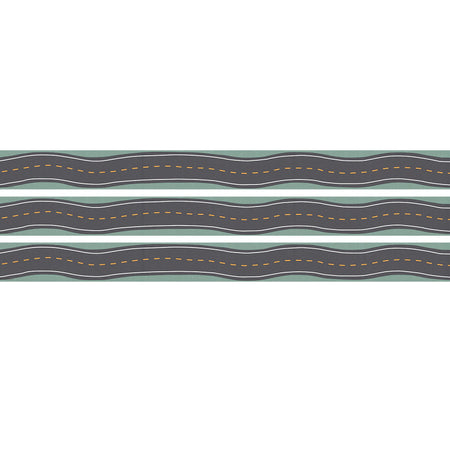 Road Trip Straight Border Trim, 35 Feet Per Pack, 3 Packs