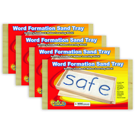 Word Formation Sand Tray, 15"W x 8"L, Pack of 4