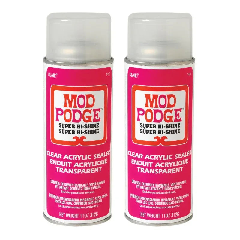 Acrylic Aerosol Sealer, 11oz., Super High Shine, Pack of 2