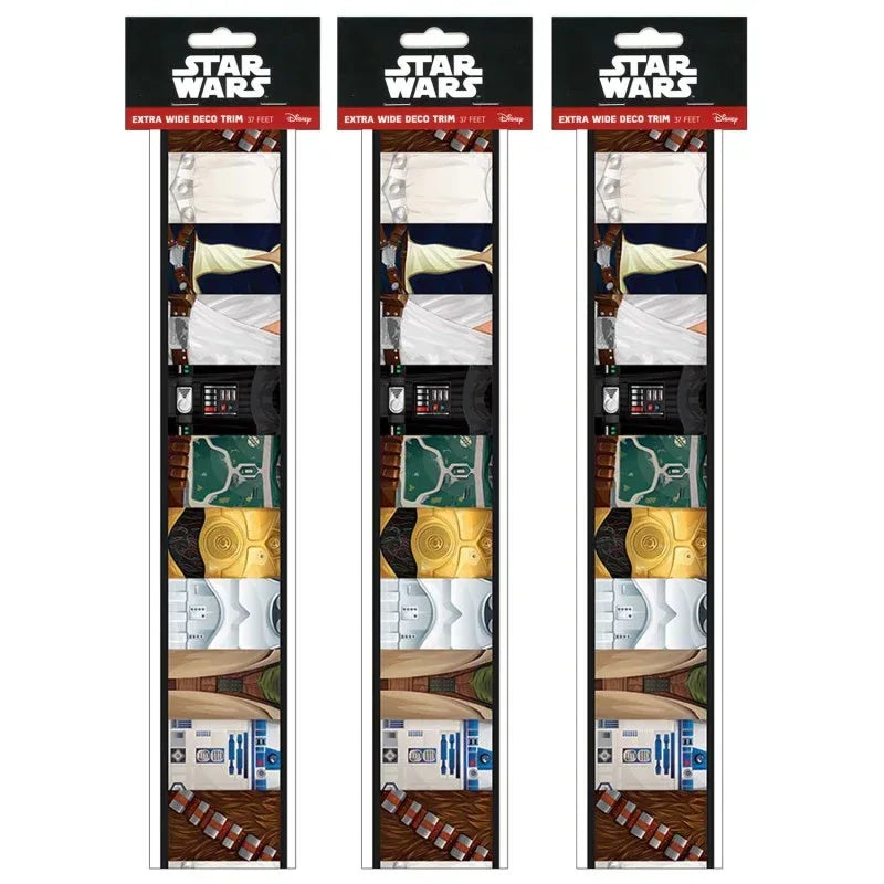 Star Wars&trade; Extra Wide Deco Trim&reg;, 37 Feet Per Pack, 3 Packs