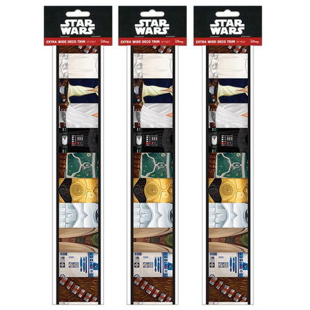 Star Wars&trade; Extra Wide Deco Trim&reg;, 37 Feet Per Pack, 3 Packs
