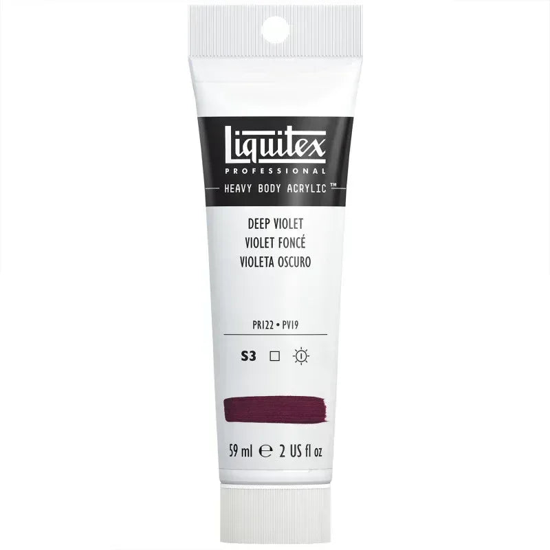 Professional Heavy Body Acrylic Paint, 59 mL Tube, Deep Violet