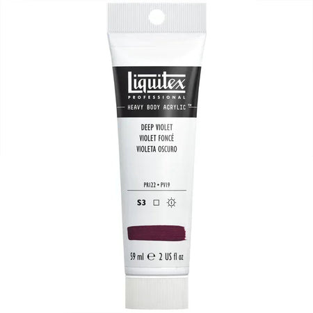 Professional Heavy Body Acrylic Paint, 59 mL Tube, Deep Violet