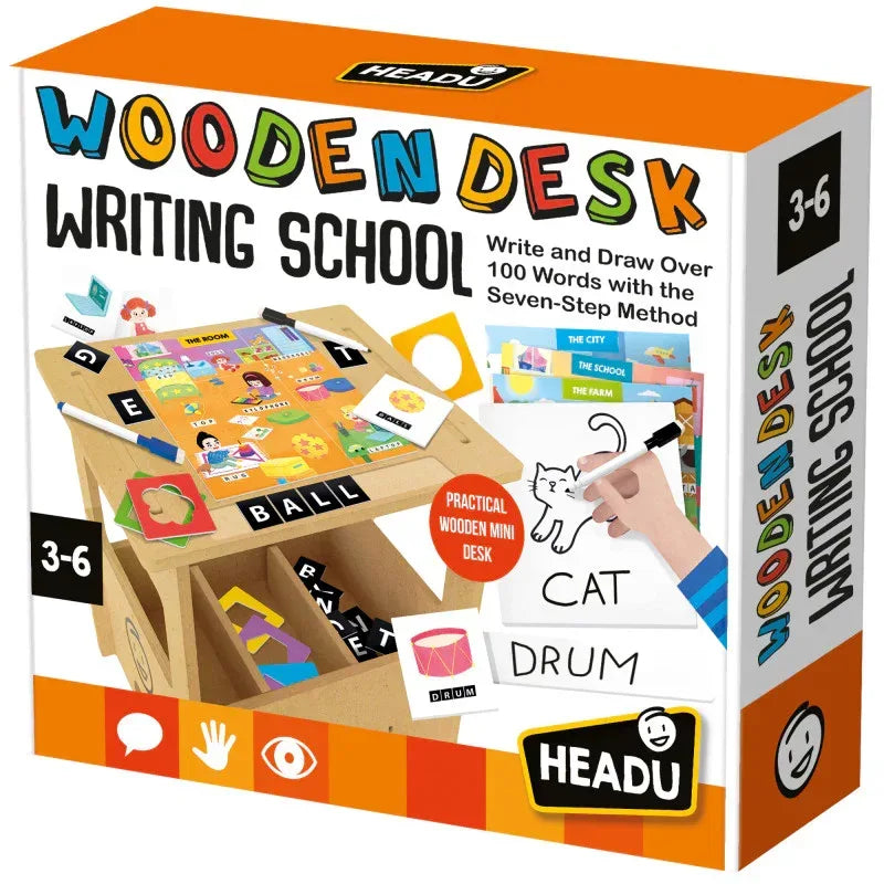 Wooden Desk Writing School, Ages 3-6