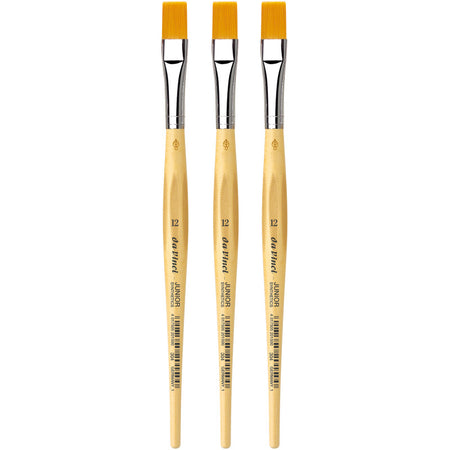 JUNIOR Synthetics Student Brush, Synthetic, Tempera, Round, Series 304, Size 12, Pack of 3