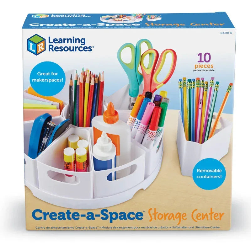 Create-A-Space&trade; Storage Center, White