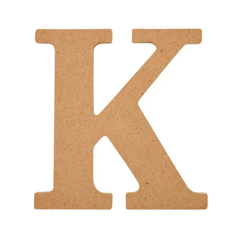MDF Letter, K, 5 Inch