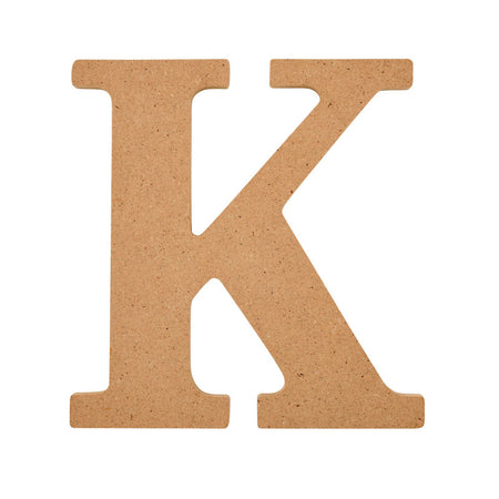 MDF Letter, K, 5 Inch