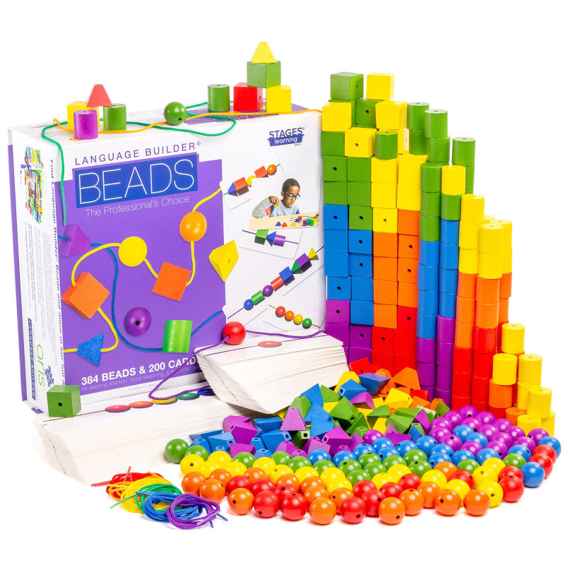Language Builder&reg; Stringing Beads, Classroom Set of 384