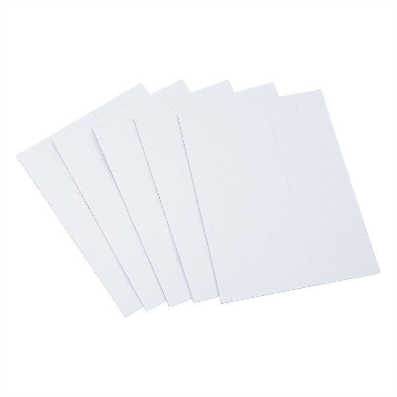 Magnetic Dry Erase Tape Strips, White, 7/8 x 6 Inch, 25 Pack