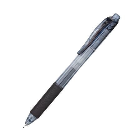 EnerGel-X&trade; Retractable Liquid Gel Pen, Black, 0.5mm