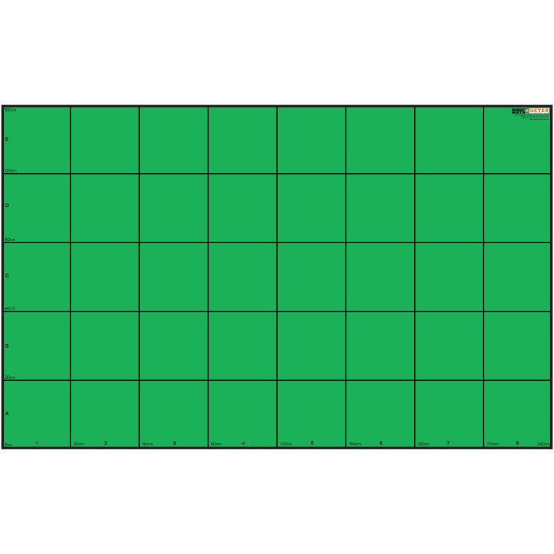Wonder League Robotics Competition Green Screen Mat, 150cm x 240cm with 30cm Grid