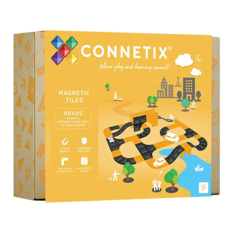 Magnetic Tiles Ramps & Intersections Pack, 16 Pieces