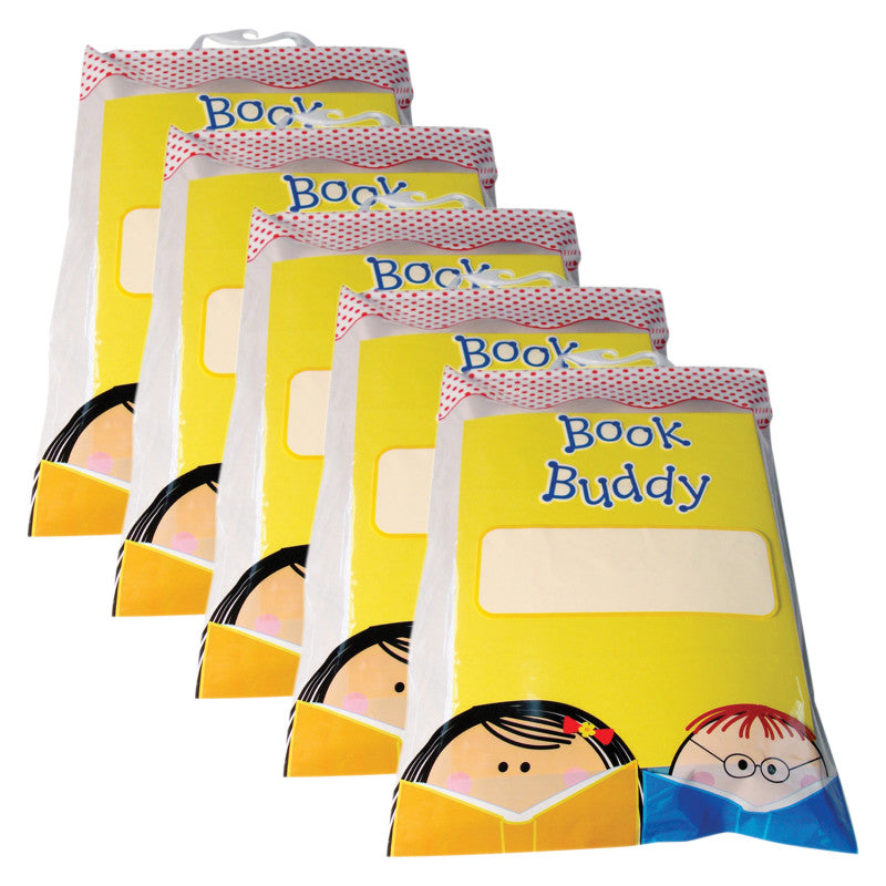 Book Buddy Bags, 11" x 16", Pack of 5