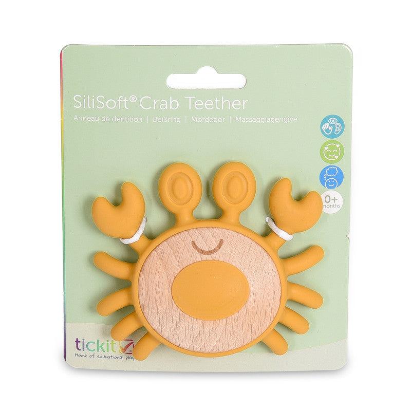 SiliSoftÂ® Crab Teether, Neutral