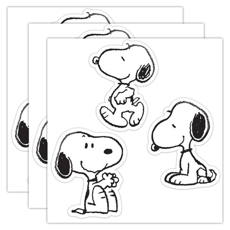 Peanuts&reg; Snoopy Assorted Paper Cut-Outs, 36 Per Pack, 3 Packs