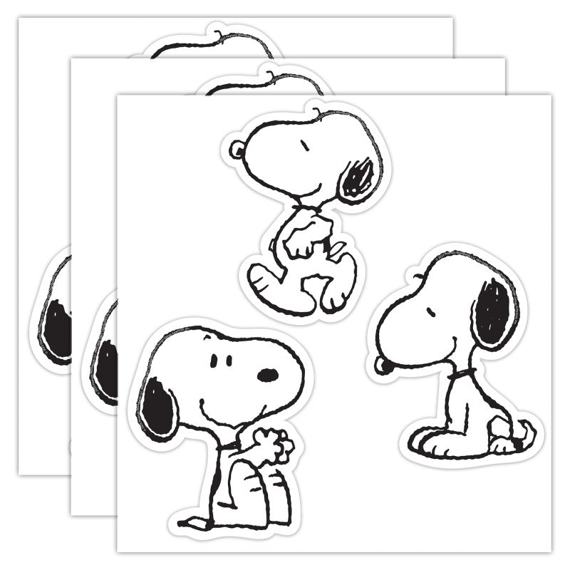 Peanuts&reg; Snoopy Assorted Paper Cut-Outs, 36 Per Pack, 3 Packs
