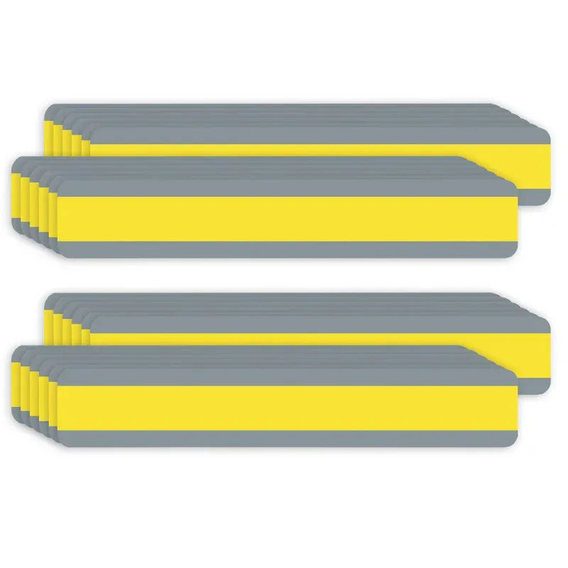 Double Wide Sentence Strip Reading Guide, 1-1/4" x 7-1/4", Yellow, 12 Per Pack, 2 Packs