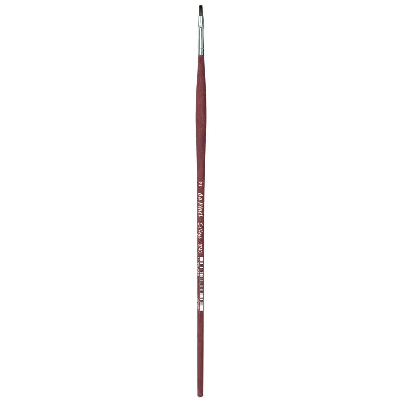 COLLEGE Student Brush, Synthetic, Acrylic & Oil, Flat, Series 8740, Size 2