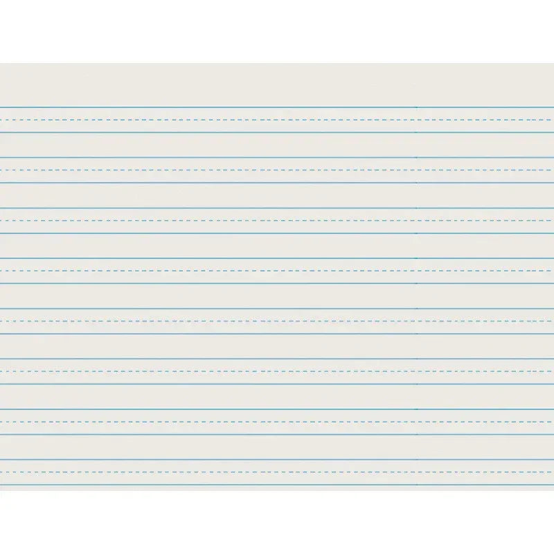 Newsprint Handwriting Paper, Skip-A-Line, Grade 3, 1/2" x 1/4" x 1/2" Ruled Long, 11" x 8-1/2", 500 Sheets