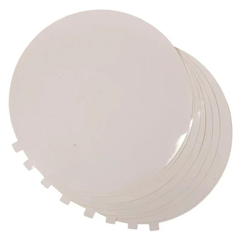Round Adhesive Blank Replacement Sheets, Pack of 8